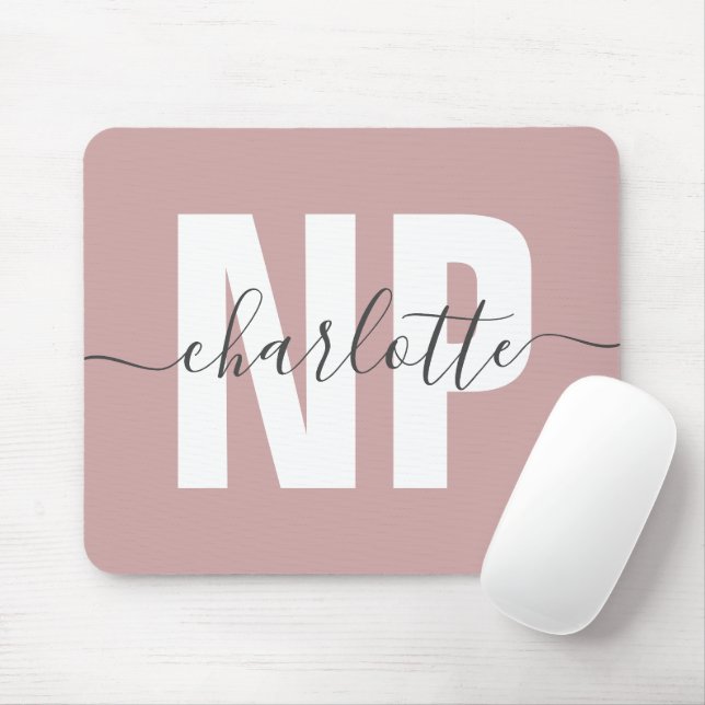 Tapis De Souris Infirmière de NP personnalisée Praticien Diplôme C (Avec souris)