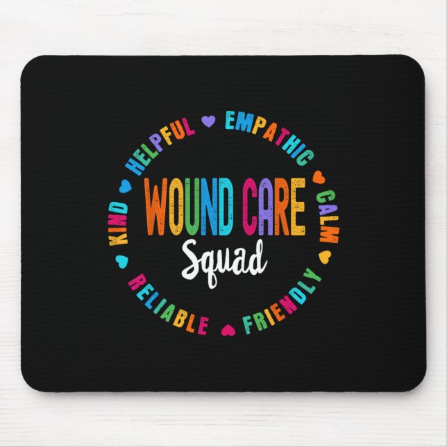 Tapis De Souris Infirmière de soins de santé Escadron Appréciation (Devant)