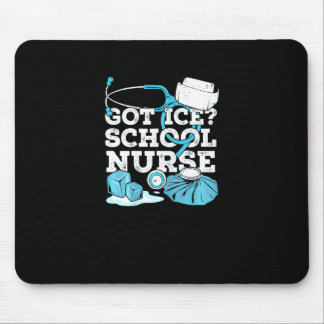 Tapis De Souris Infirmière d'école Women Got Ice