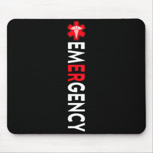 Tapis De Souris infirmière des urgences des services des urgences