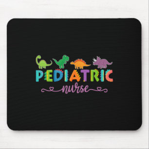 Tapis De Souris Infirmière pédiatrique Picu Dinosaures Infirmière 