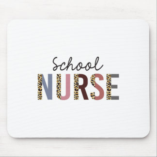 Tapis De Souris Infirmière scolaire imprimé léopard Nursing Ck ren