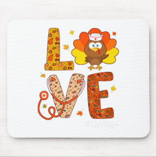Tapis De Souris Infirmière Turquie Thanksgiving Day Love Nurse Lif