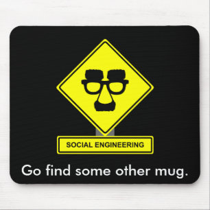 Tapis De Souris Ingénierie sociale Mousepad