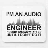 Ingénieur du son drôle disant Ingénierie audio