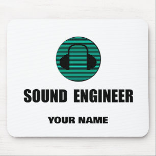 Tapis De Souris Ingénieur du son personnalisé Ingénierie audio