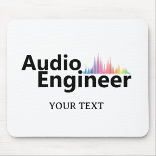 Tapis De Souris Ingénieur du son personnalisé Ingénierie audio