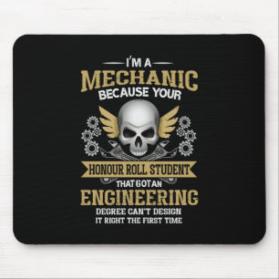 Tapis De Souris Ingénieur Je Suis Mécanicien