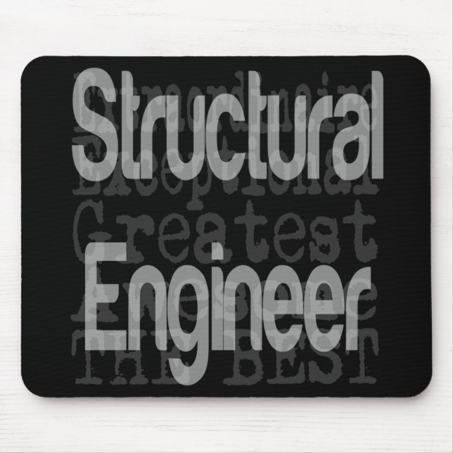 Tapis De Souris Ingénieur Structurel Extraordinaire (Devant)