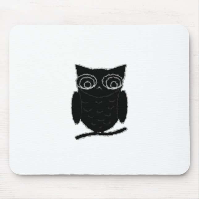 Tapis De Souris Inkblot Owl (Devant)