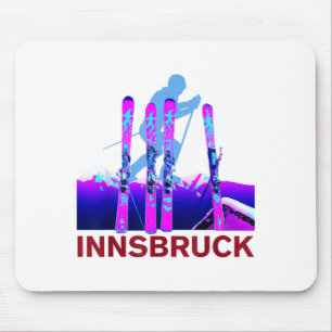 Tapis De Souris Innsbruck ski & snowboard rétro 90s