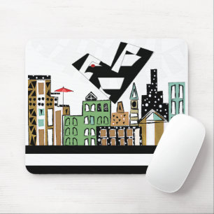 TAPIS DE SOURIS INSÉPARABLE DANS LA VILLE