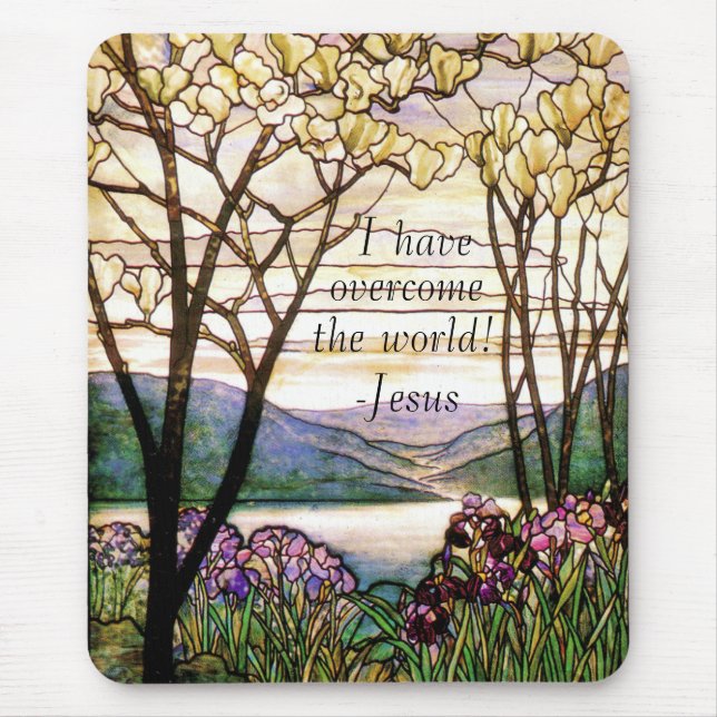 Tapis De Souris Inspiration de chrétien d'écriture sainte de bible (Devant)