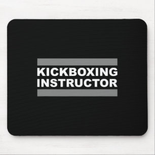 Tapis De Souris Instructeur de kickboxing