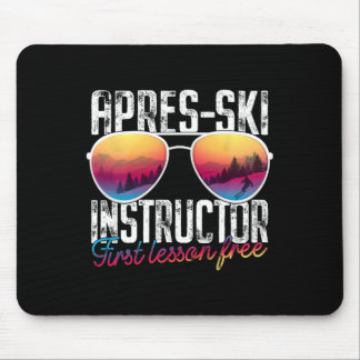 Tapis De Souris Instructeur de ski Apres Première leçon Sans Skin 
