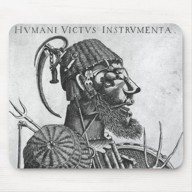 Tapis De Souris Instruments de subsistance humaine, Arcimboldo (Devant)