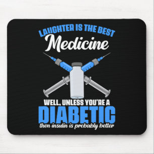 Tapis De Souris Insuline diabétique Guerrier Guerrier du diabète P
