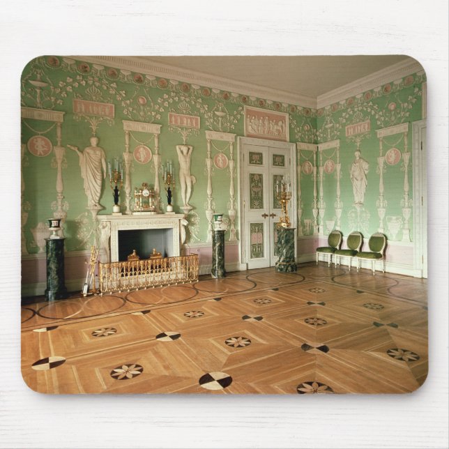 Tapis De Souris Intérieur de la salle à manger verte (Devant)