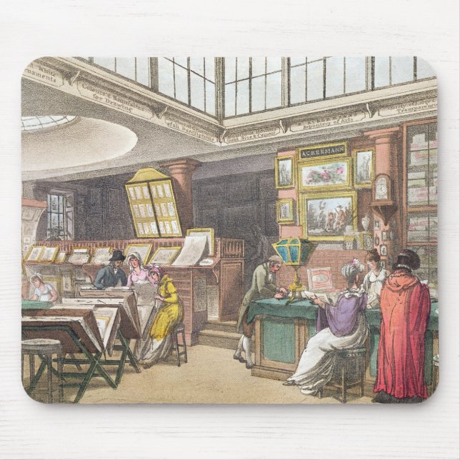 Tapis De Souris Intérieur dépôt d'Ackermann du "des arts, Lit (Devant)