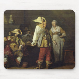Tapis De Souris Intérieur d'une auberge, 1636