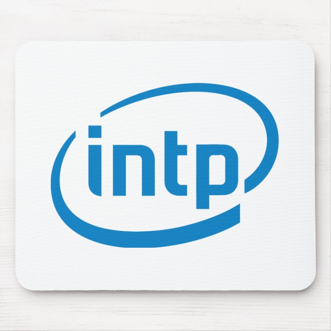 Tapis De Souris INTP Intel dénomment Mousepad (Devant)
