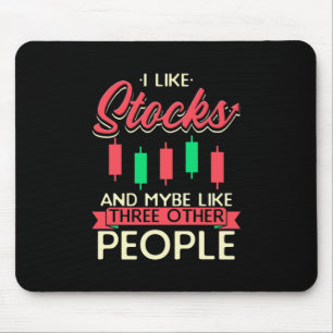 Tapis De Souris Investisseur J'Aime Les Stocks