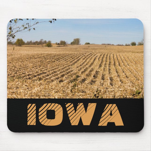 Tapis De Souris IOWA Iowa Cornfield Panorama Mousepad (Devant)