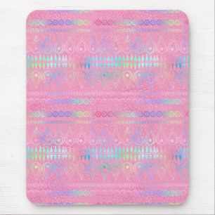 Tapis De Souris Iridescente Bohemian Unicorn Motif