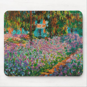 Tapis De Souris Iris Jardin Monet Giverny fleurs