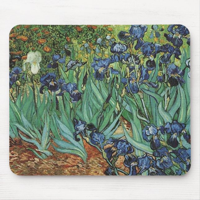 Tapis De Souris Irises Vincent van Gogh (Devant)