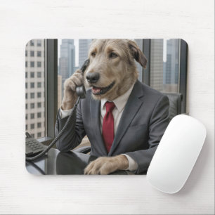 Tapis De Souris Irish Wolfhound Business dans un bureau