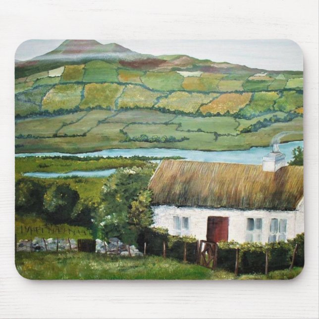 Tapis De Souris Irlandais Souris Pad Irlande Paysage Mousepad (Devant)
