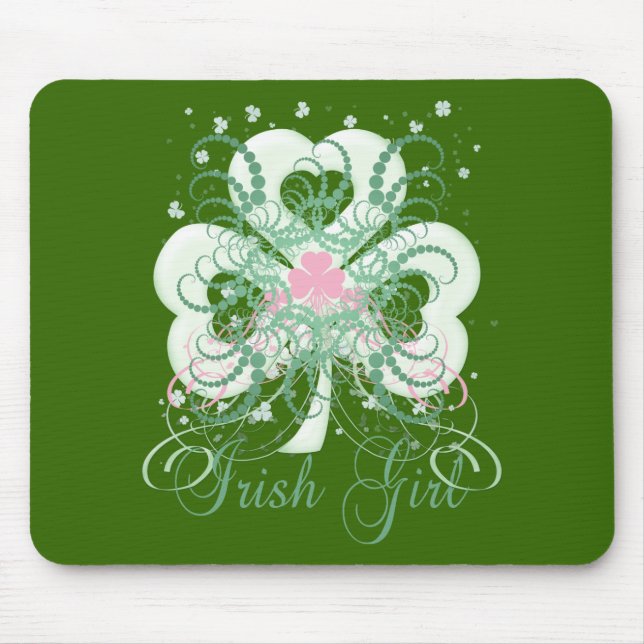 Tapis De Souris Irlandaise fille 2 (Devant)