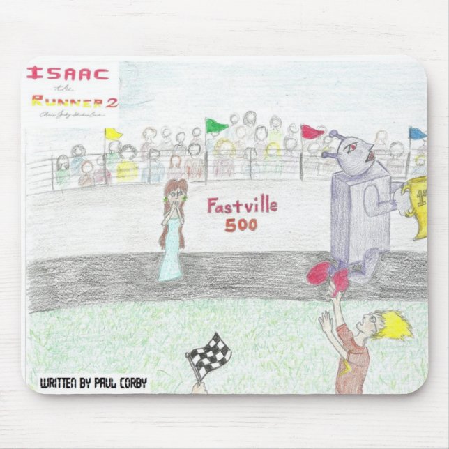 Tapis De Souris Isaac le mousepad du coureur 2 (Devant)