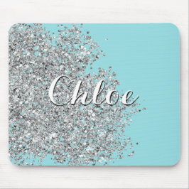 Tapis De Souris Island Paradise Blue Shopping avec Parties scintil