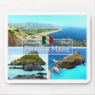 Tapis De Souris IT Italie - Calabre - Praia a Mare - Dino Island -