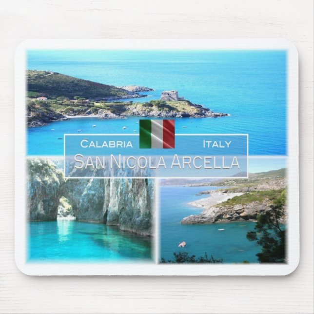 Tapis De Souris IT Italie - Calabre - San Nicola Arcella - (Devant)