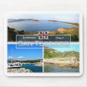 Tapis De Souris IT Italie - Sardaigne - San Teodoro -