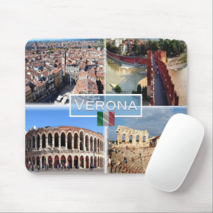 Tapis De Souris IT Vérone - Arena Interne - Castelvecchio Bridg