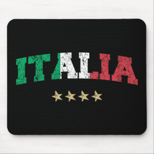 Tapis De Souris Italie maillot de football Fan drapeau italien