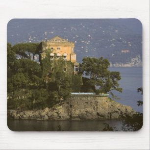 Tapis De Souris Italie, Portofino. Vie panoramique sur la