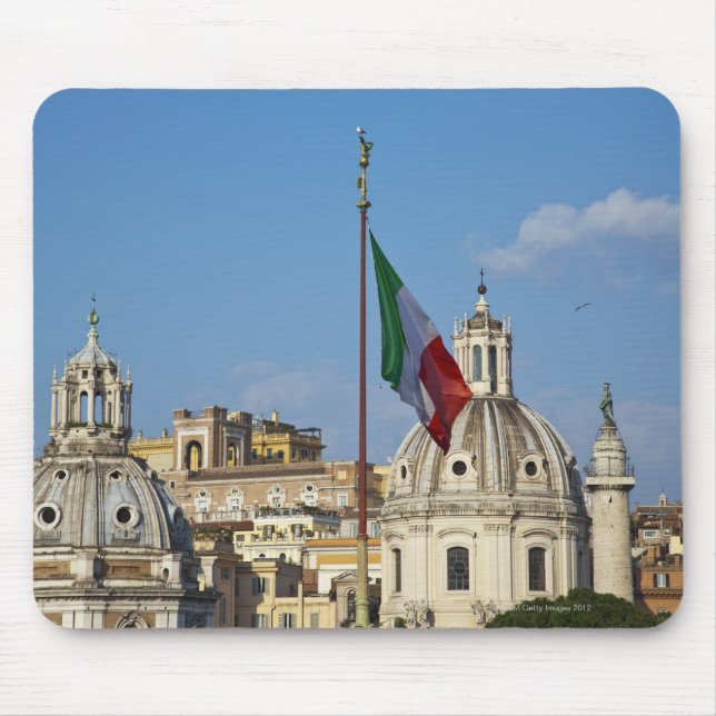 Tapis De Souris Italie, Rome. drapeau italien (Devant)