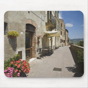 Tapis De Souris Italie, Toscane, Pienza. Promenade extérieure auto
