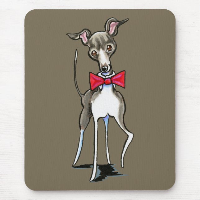 Tapis De Souris Italien Greyhound Antonio (Devant)
