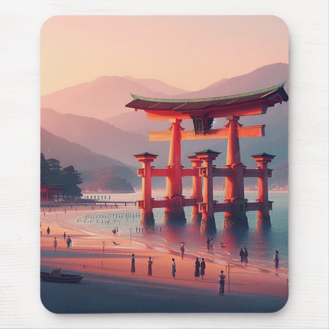 Tapis De Souris Itsukushima Torii, Sanctuaire Itsukushima, Miyajim (Devant)