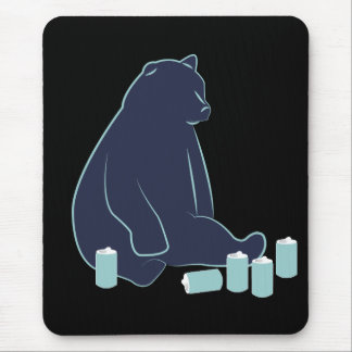 Tapis de souris ivre d'ours