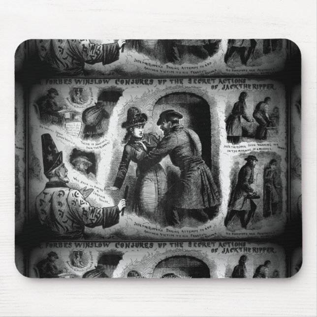 Tapis De Souris Jack les Nouvelles-Winslow Ripper-Illustrées de (Devant)