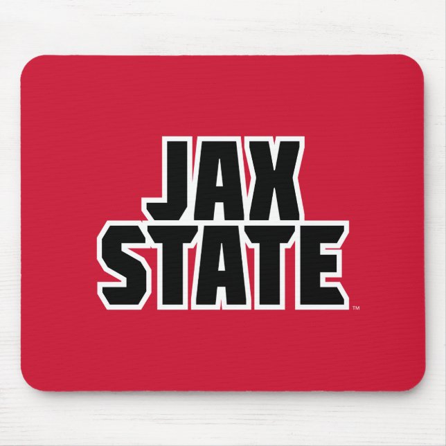 Tapis De Souris Jacksonville State University JAX STATE Bold Text (Devant)