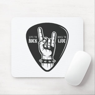 Tapis De Souris J'adore le rock