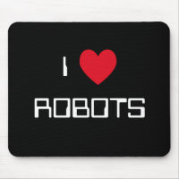 J'adore les robots Mousepad